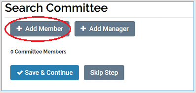 Search Committee screenshot