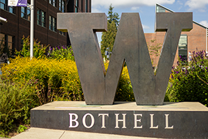 Outdoor steps at UW Bothell
